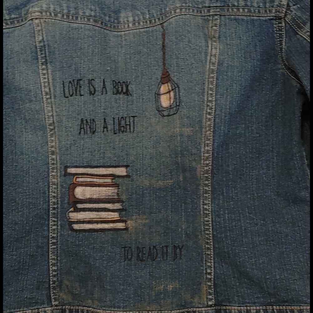 Painted Denim Jacket - image 5